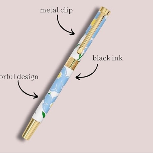 Kate Spade Sunshine Floral Ballpoint PEN Office School Gift NEW! - Picture 1 of 5